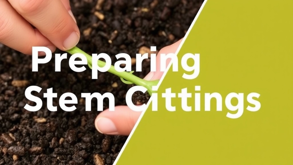 Preparing Stem Cuttings: Step-by-Step Guide