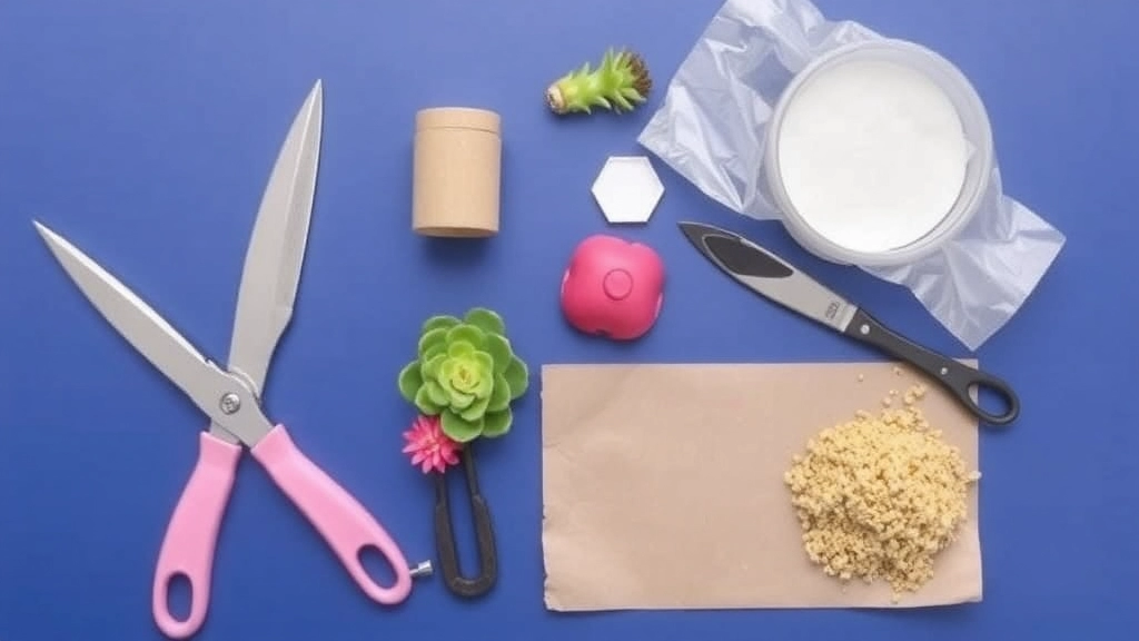 Preparing Tools and Materials for Kalanchoe Propagation