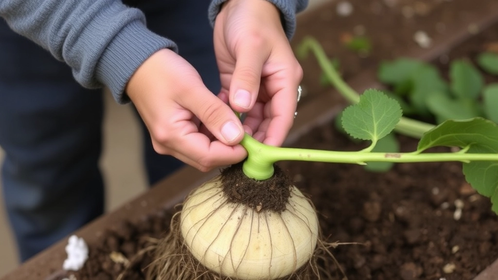 Preparing and Cutting the Stem for Rooting