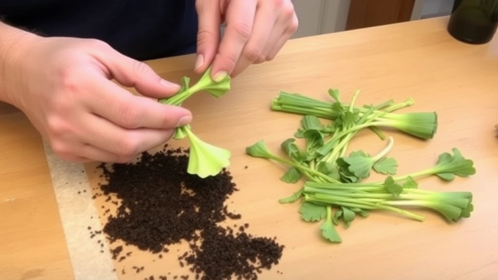 Preparing the Cuttings for Propagation