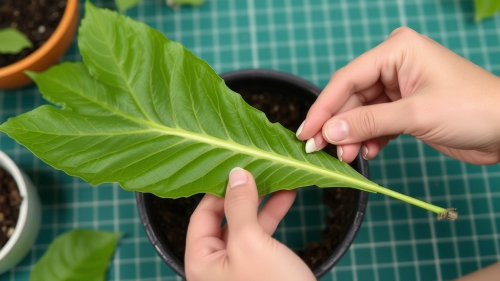 Preparing the Leaf for Propagation