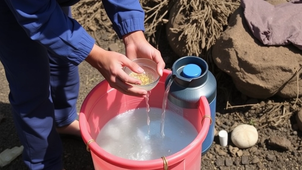 Preparing the Water Container