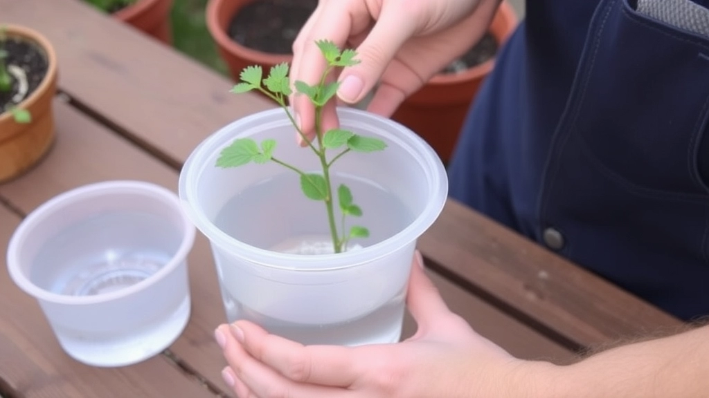 Preparing the Water Container for Propagation