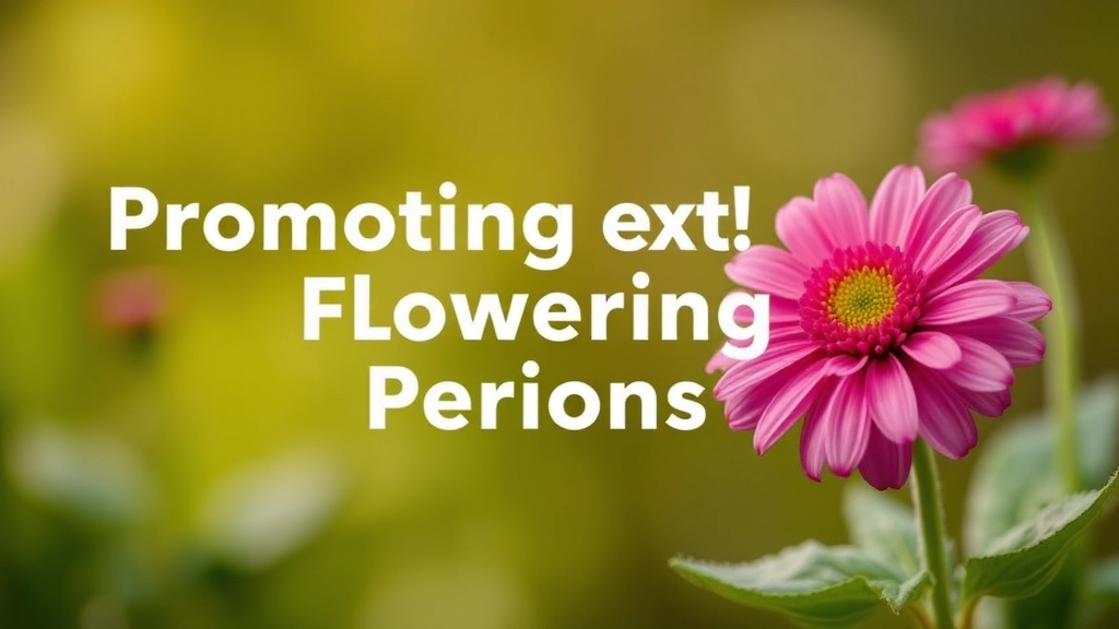 Promoting Extended Blooming Periods