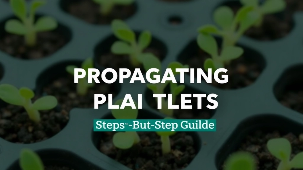 Propagating from Plantlets: Step-by-Step Guide