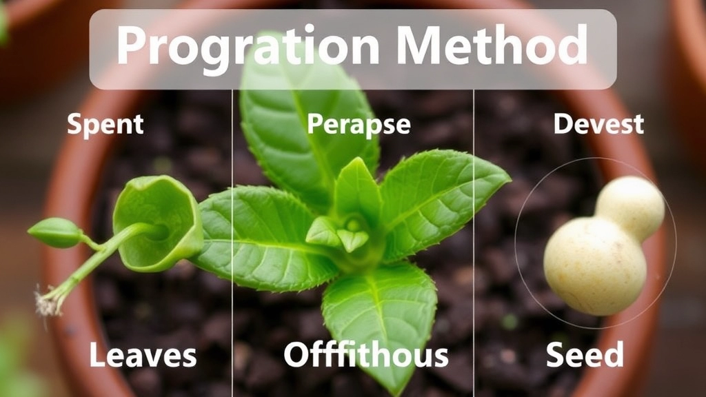 Propagation Methods: Leaves, Offshoots, and Seeds