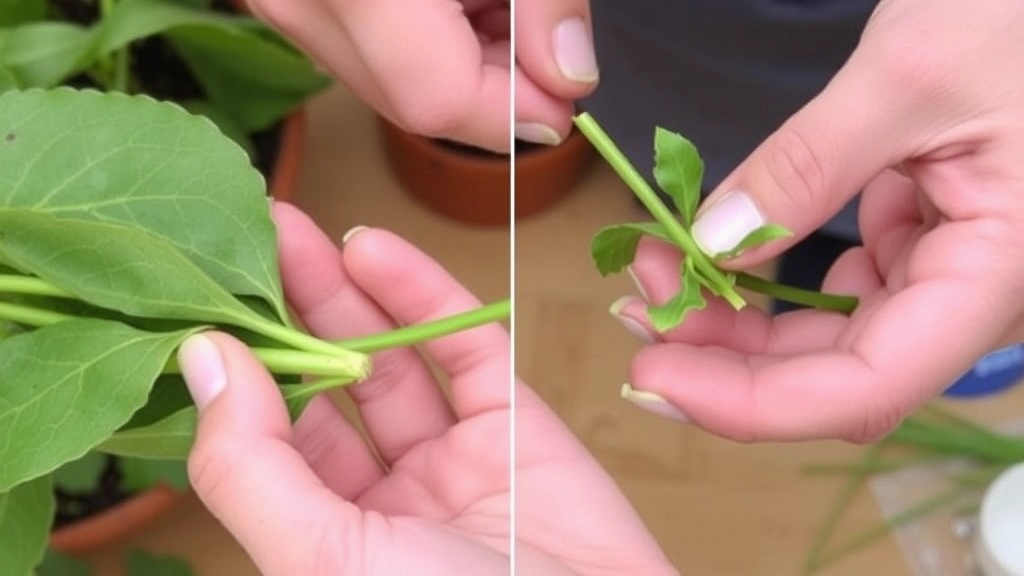 Propagation Techniques: Leaf and Stem Cuttings