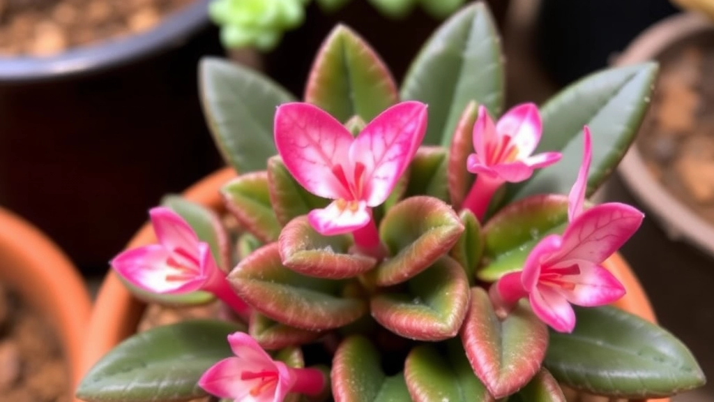 Propagation Techniques for Pink Butterflies Kalanchoe