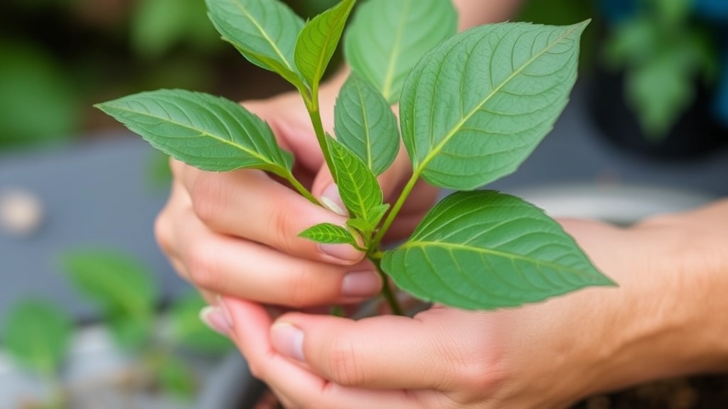 Proper Planting Techniques for Leaf Cuttings