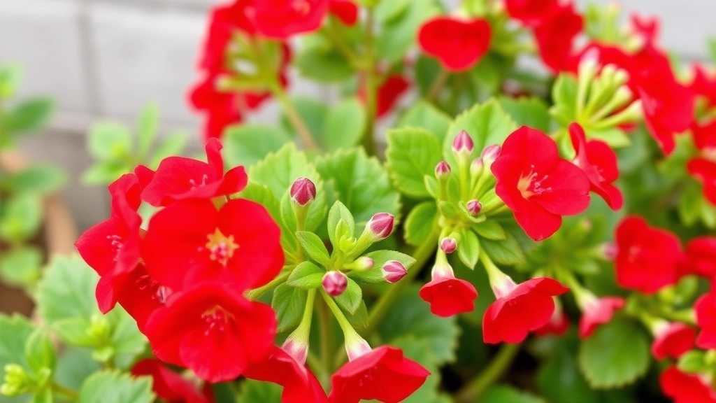 Pruning Techniques to Encourage New Blooms in Kalanchoe Red Flowers