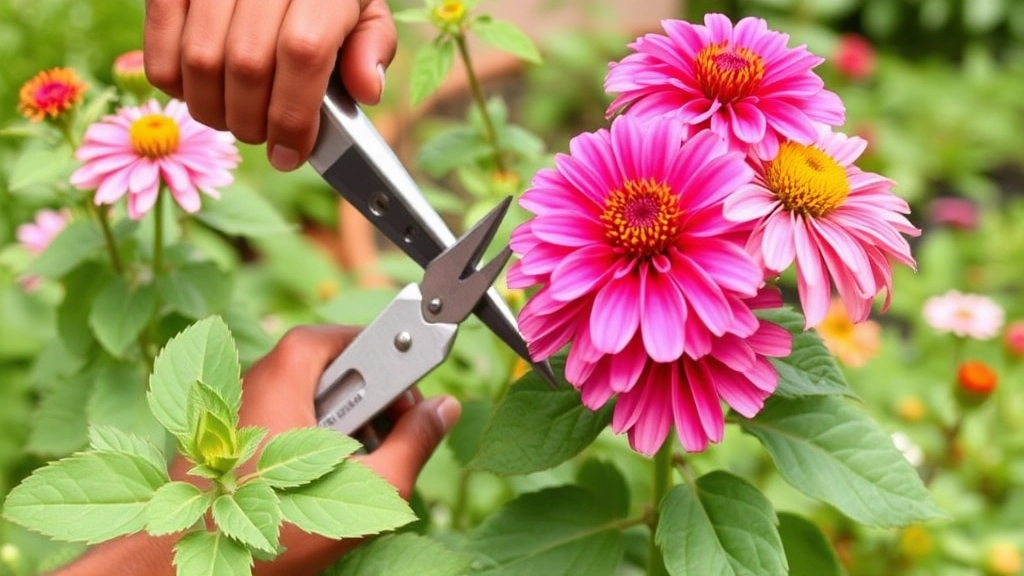 Pruning and Deadheading to Encourage New Flowers