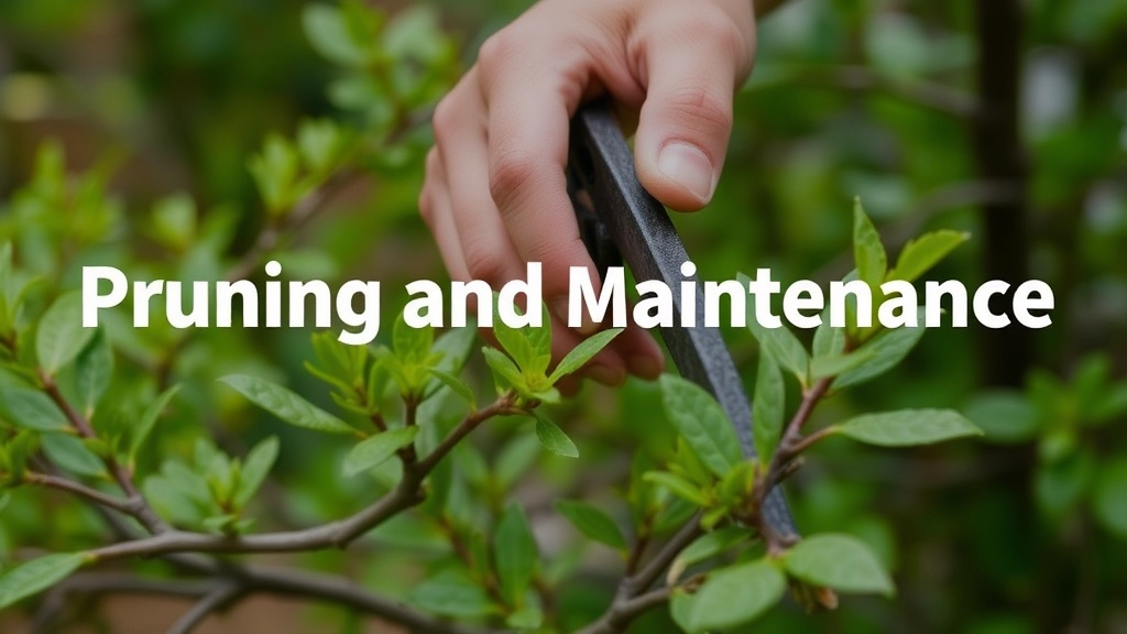 Pruning and Maintenance