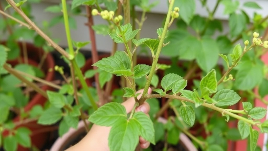 Pruning and Taking Cuttings from Leggy Growth