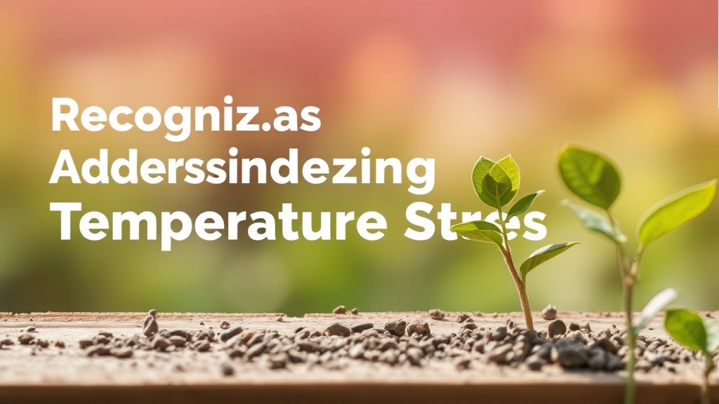 Recognizing and Addressing Temperature Stress