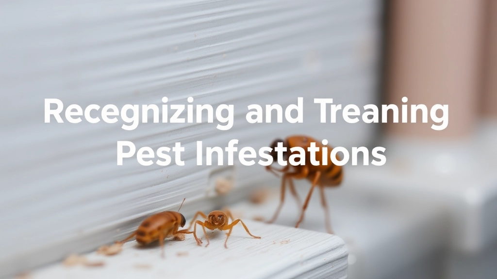 Recognizing and Treating Pest Infestations