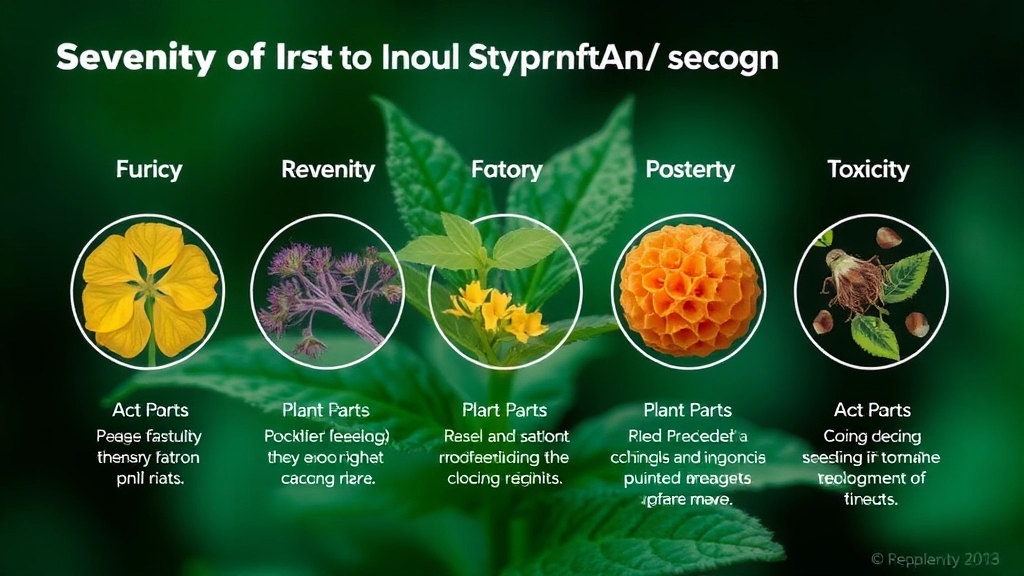 Severity of Toxicity Based on Plant Parts