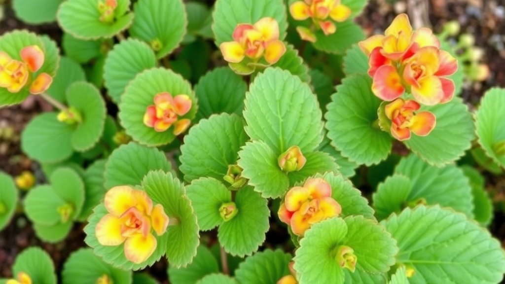 Signs of Deer Damage on Kalanchoe Plants