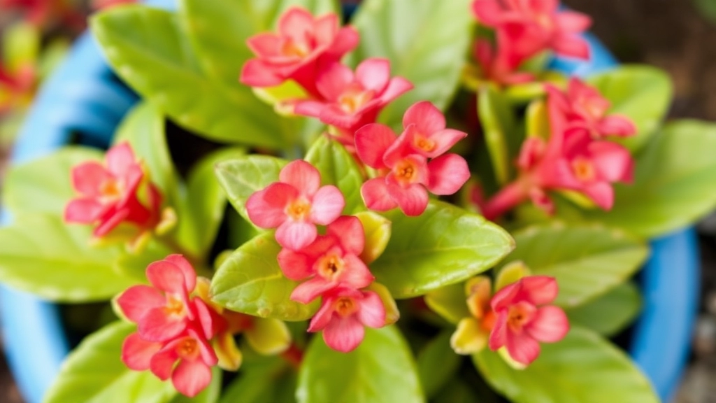 Signs of Sun Stress in Kalanchoe