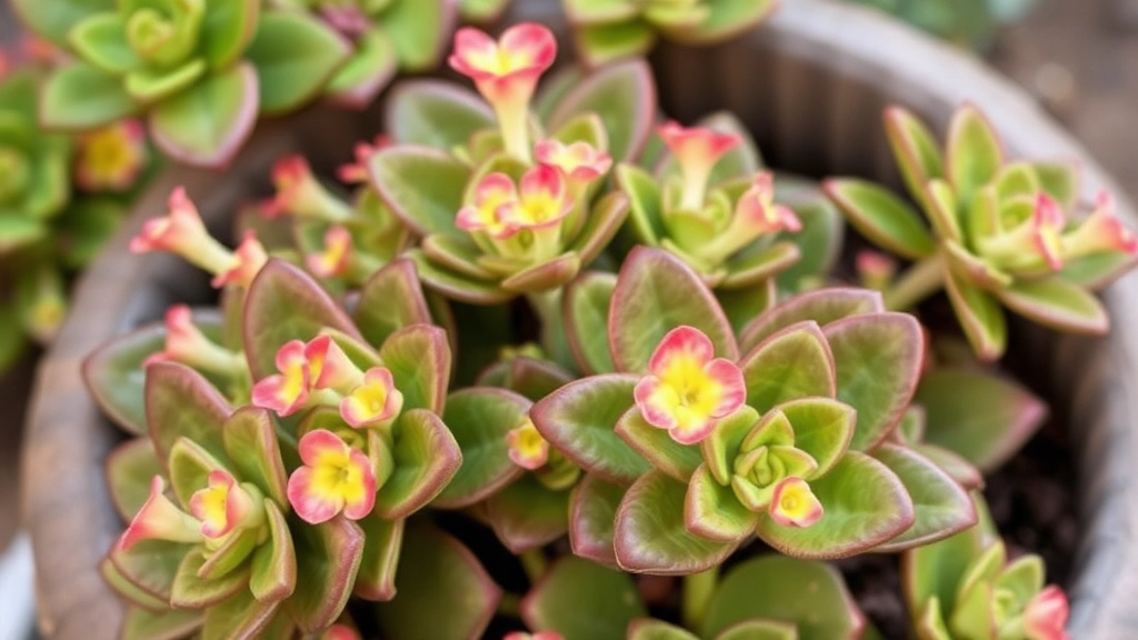 Signs of Sun Stress in Kalanchoe