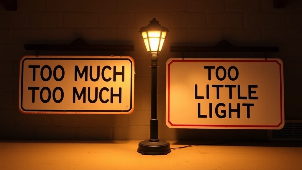 Signs of Too Much or Too Little Light