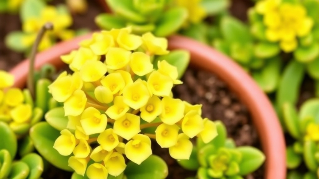 Soil Requirements and Potting Tips for Yellow Kalanchoe Succulents