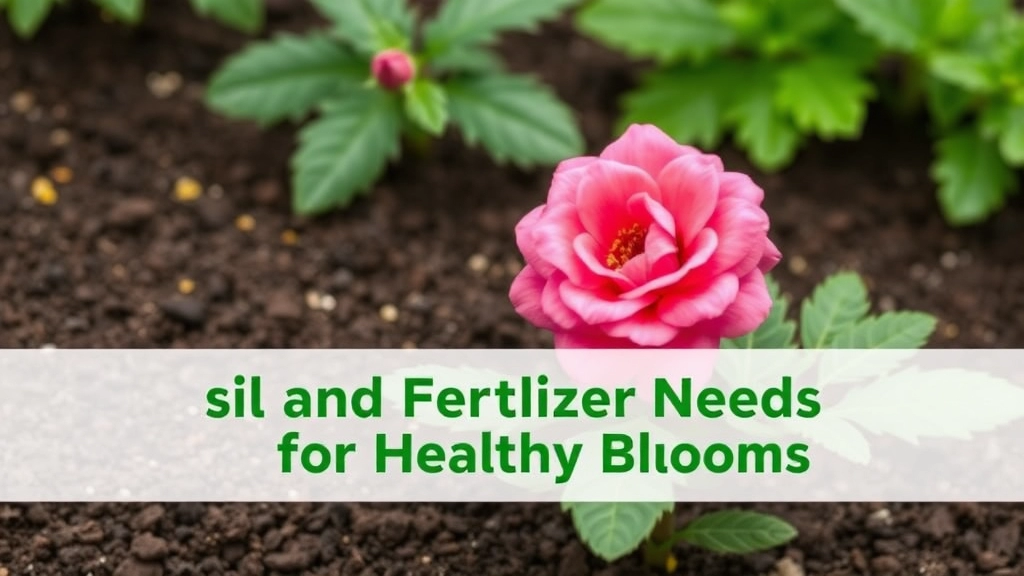 Soil and Fertilizer Needs for Healthy Blooms