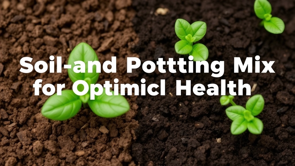 Soil and Potting Mix for Optimal Health