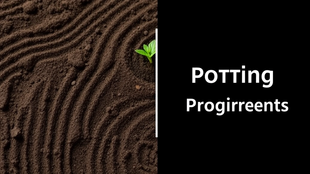 Soil and Potting Requirements