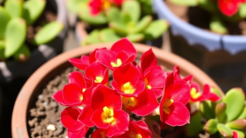 Soil and Potting Tips for Sun-exposed Kalanchoe