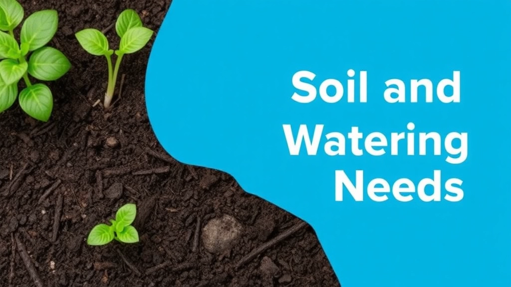 Soil and Watering Needs