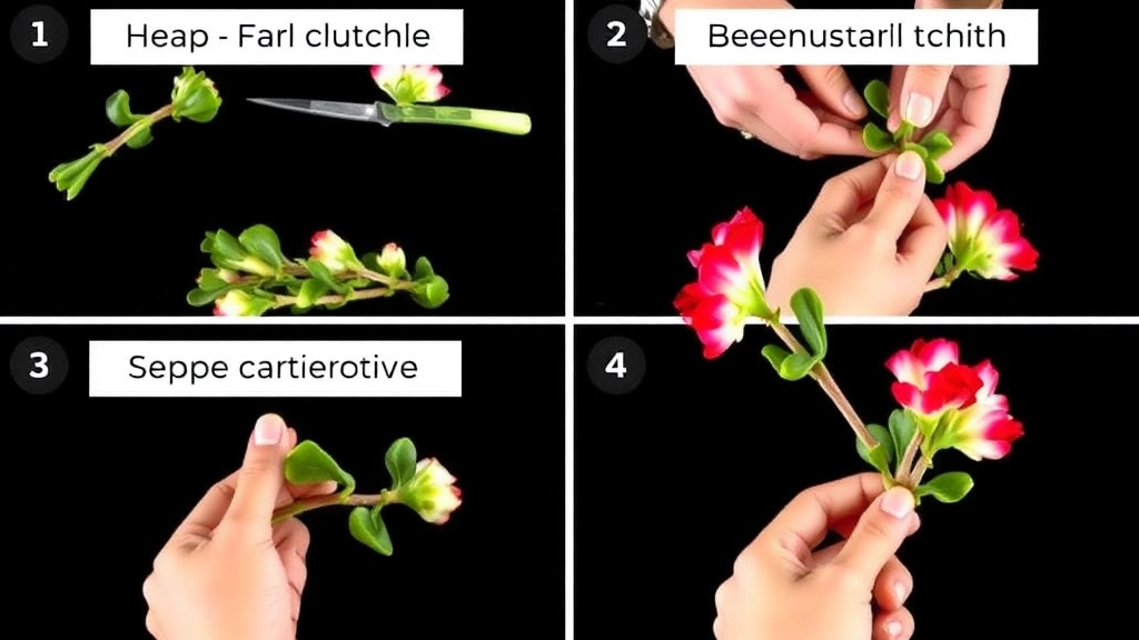 Step-by-Step Guide to Preparing and Cutting Kalanchoe Stems