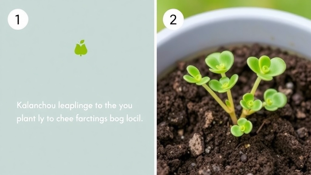 Steps to Plant Kalanchoe Cuttings in Soil