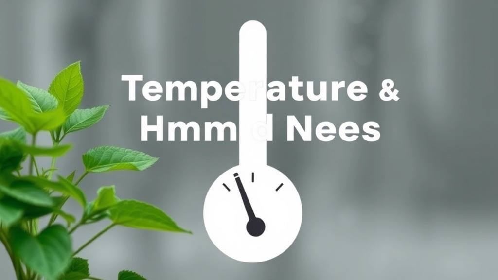 Temperature and Humidity Needs