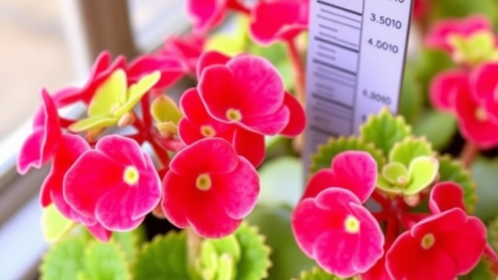 Temperature and Humidity Needs for Kalanchoe Flapjack