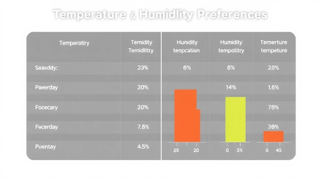 Temperature and Humidity Preferences