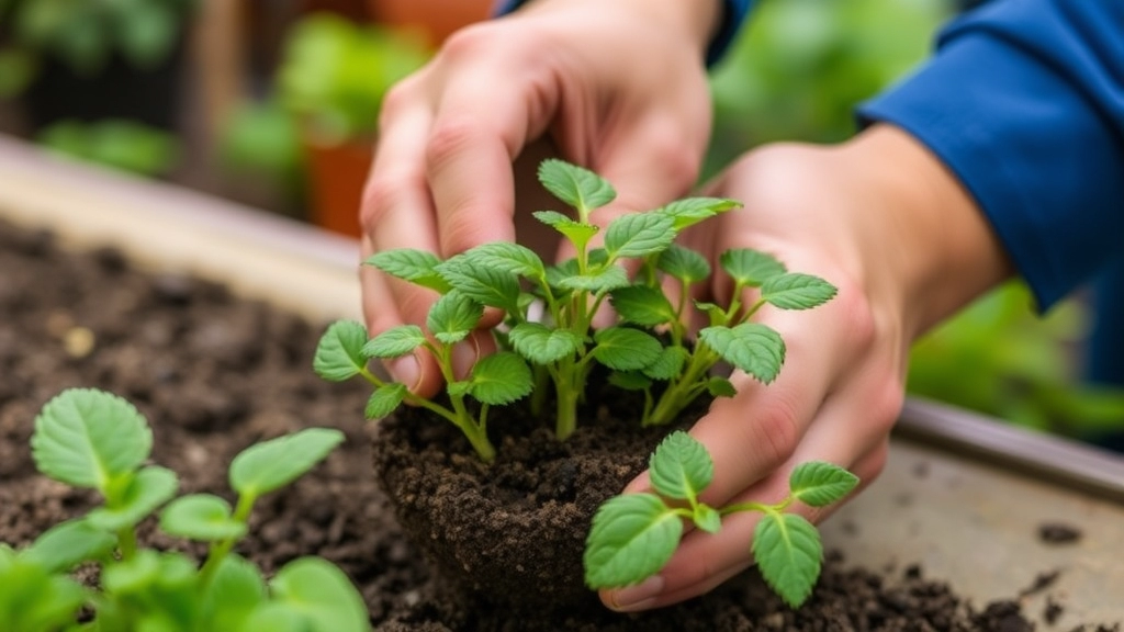 Transplanting Established Cuttings