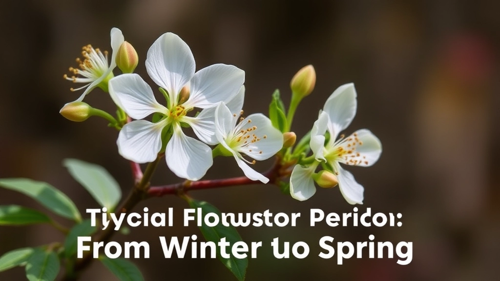 Typical Flowering Period: From Winter to Spring