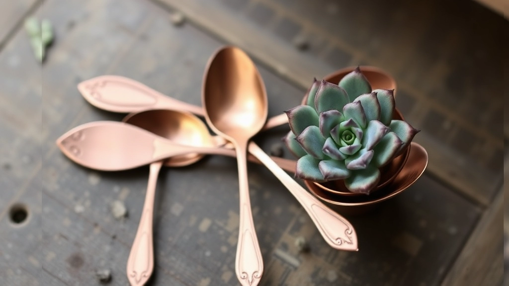 Unique Features of Copper Spoons Succulent