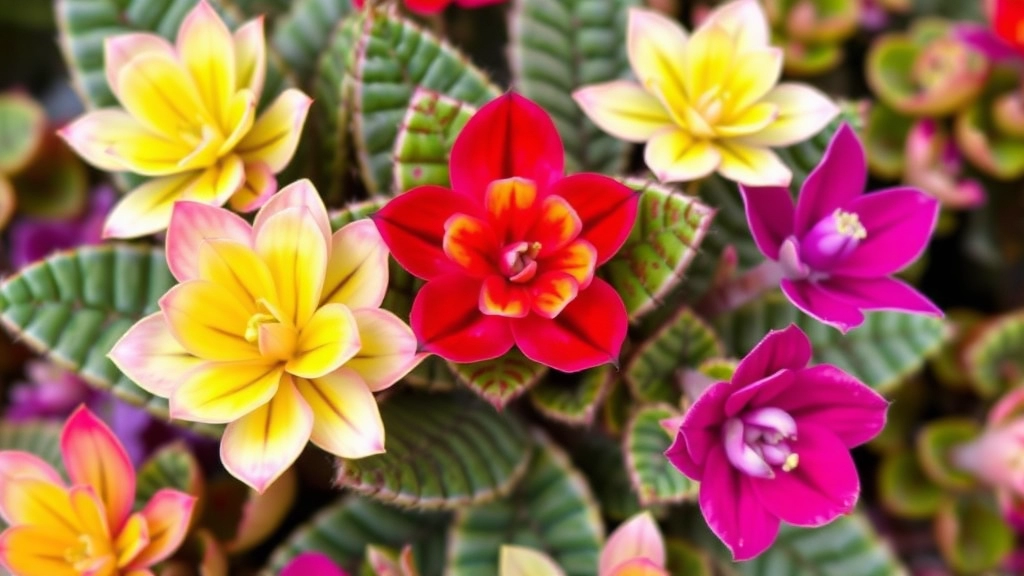 Unique Flowering Patterns of Kalanchoe Species