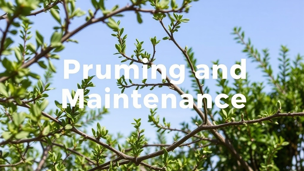 VI. Pruning and Maintenance