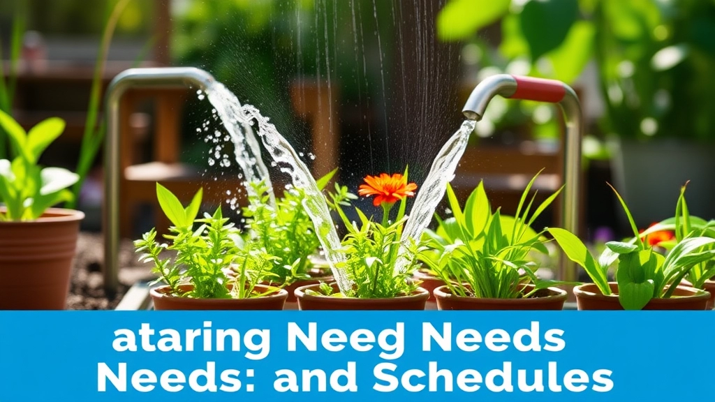 Watering Needs and Schedules