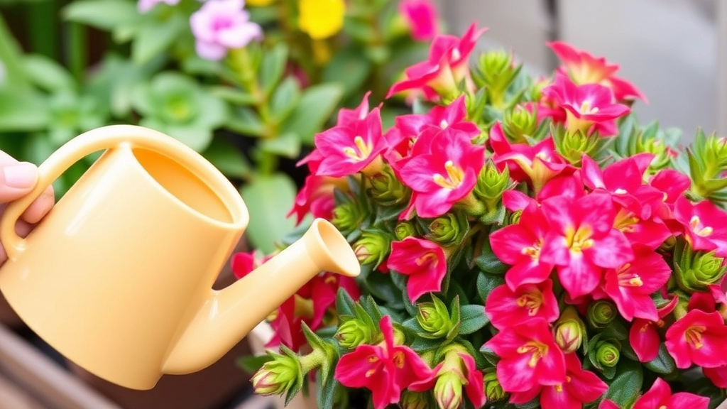 Watering Needs for Kalanchoe Blossfeldiana