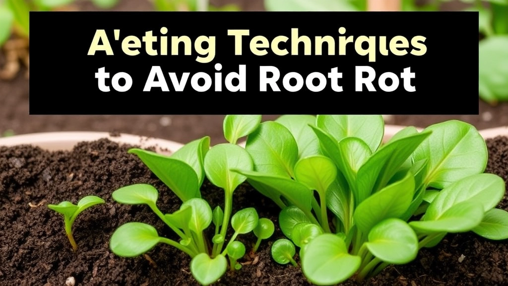 Watering Techniques to Avoid Root Rot