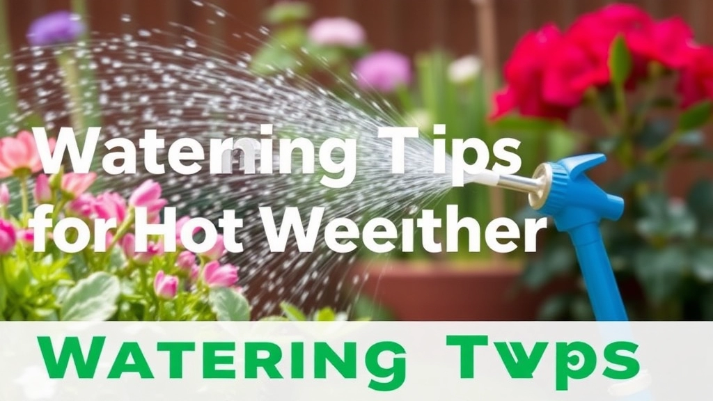 Watering Tips for Hot Weather