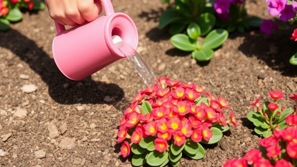 Watering and Fertilizing Kalanchoe in the Ground