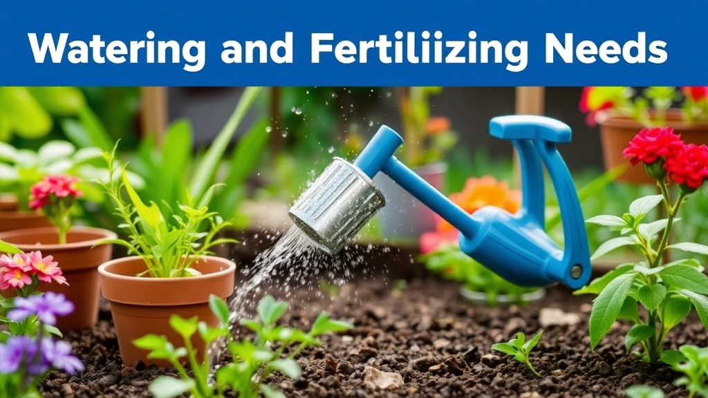 Watering and Fertilizing Needs