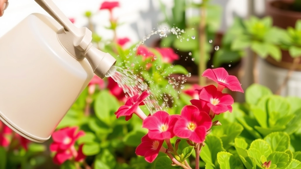 Watering and Fertilizing Outdoor Kalanchoe