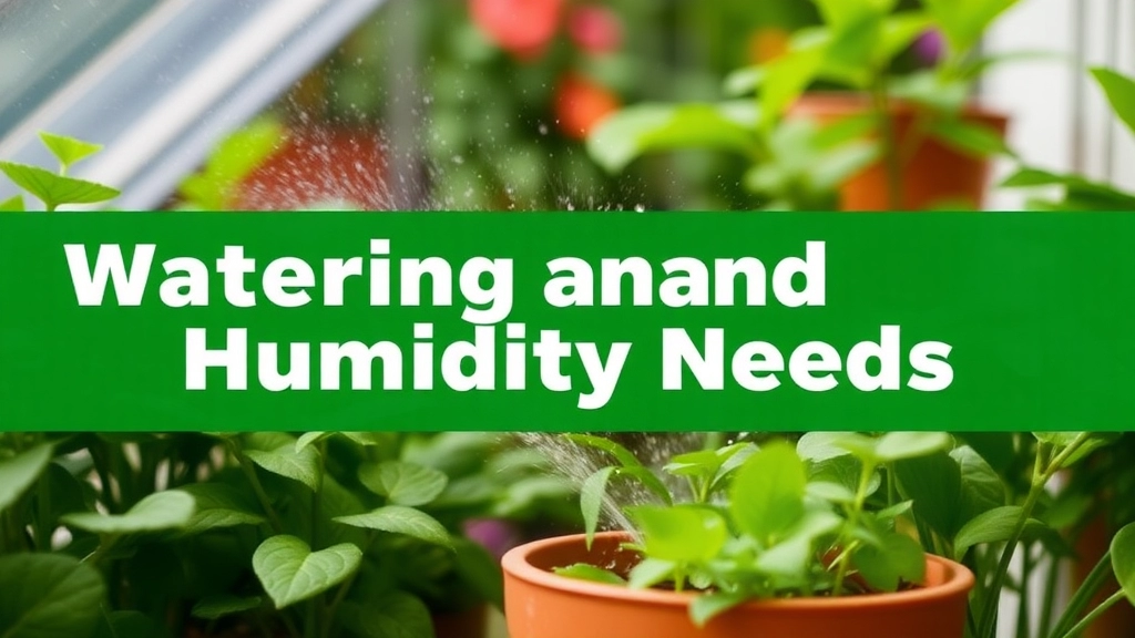 Watering and Humidity Needs